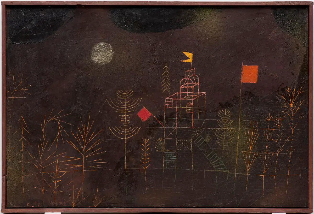 Pavilion Decked with Flags Paul Klee